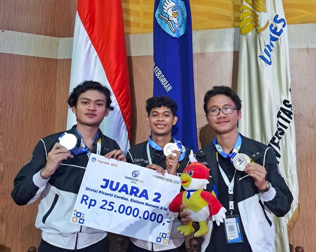 Mahasiswa DTNTF Sukses Meraih Medali Perak dalam Ajang Nasional Gemastik XVII 2024